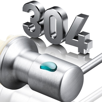 Rozsdamentes acél konyhai mosogatószer-adagoló hosszabbítócsővel, modell TS-SD007-1G, 0.4 kg