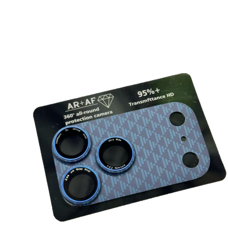 Film pentru lentile cu armură din fibră de carbon pentru iPhone 17 Pro – claritate HD, rezistent la praf, anti-amprentă