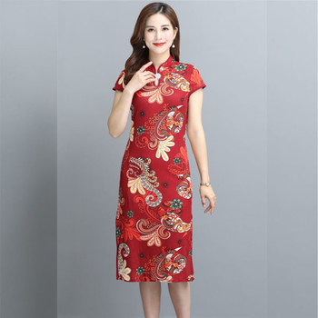 Nyomott midi ruha V-nyakkal, rövid ujjú, magas derekú, poliészter béléssel