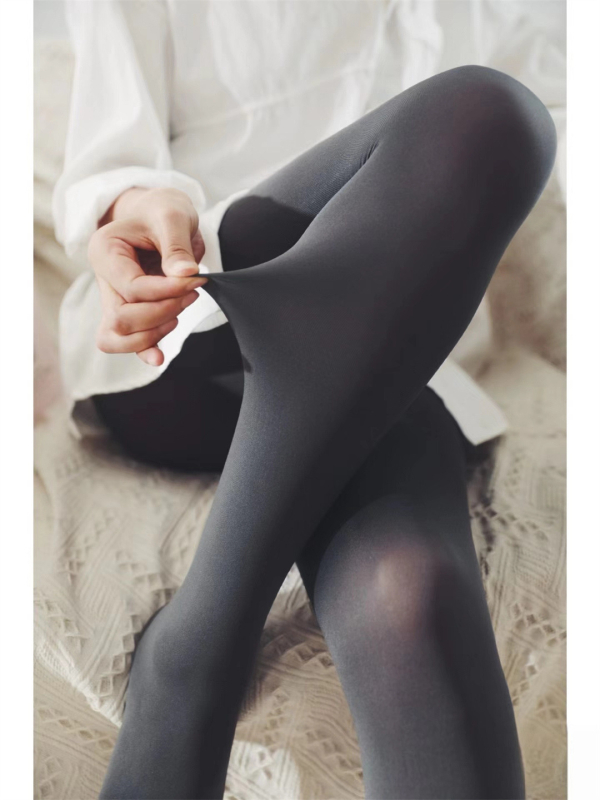 Bársony harisnyanadrág nőknek, formázó, láthatatlan felület, egyszínű, közepes vastagság