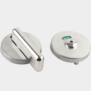 Κλειδαριά πόρτας δημόσιου διαμερίσματος χώρου υγιεινής από ανοξείδωτο ατσάλι 304, με ένδειξη κατειλημμένου/ελεύθερου, σετ δύο τεμαχίων