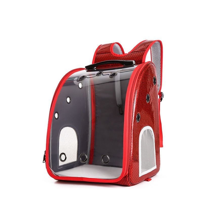 Котешка транспортна чанта в стил космическа капсула за разходки — преносима, дишаща, многофункционална, за всички сезони (Материал: пластмаса; Марка: Unique; Категория: котешка чанта/кутия)