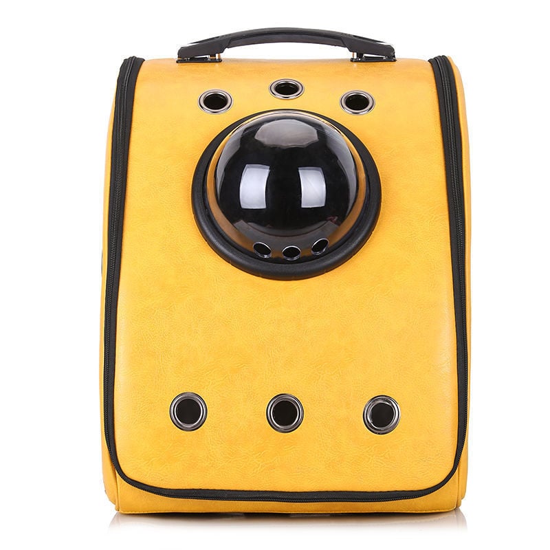 Котешка транспортна чанта в стил космическа капсула за разходки — преносима, дишаща, многофункционална, за всички сезони (Материал: пластмаса; Марка: Unique; Категория: котешка чанта/кутия)