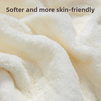 Бебешка кърпа за миене с Coral Velvet, карикатурен принт, бродирана, за бебета, 80–100 g