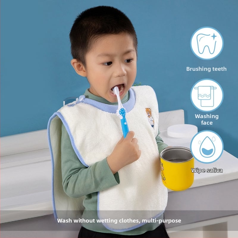 Бебешка кърпа за миене с Coral Velvet, карикатурен принт, бродирана, за бебета, 80–100 g