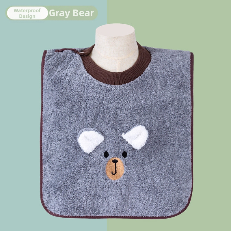 Бебешка кърпа за миене с Coral Velvet, карикатурен принт, бродирана, за бебета, 80–100 g