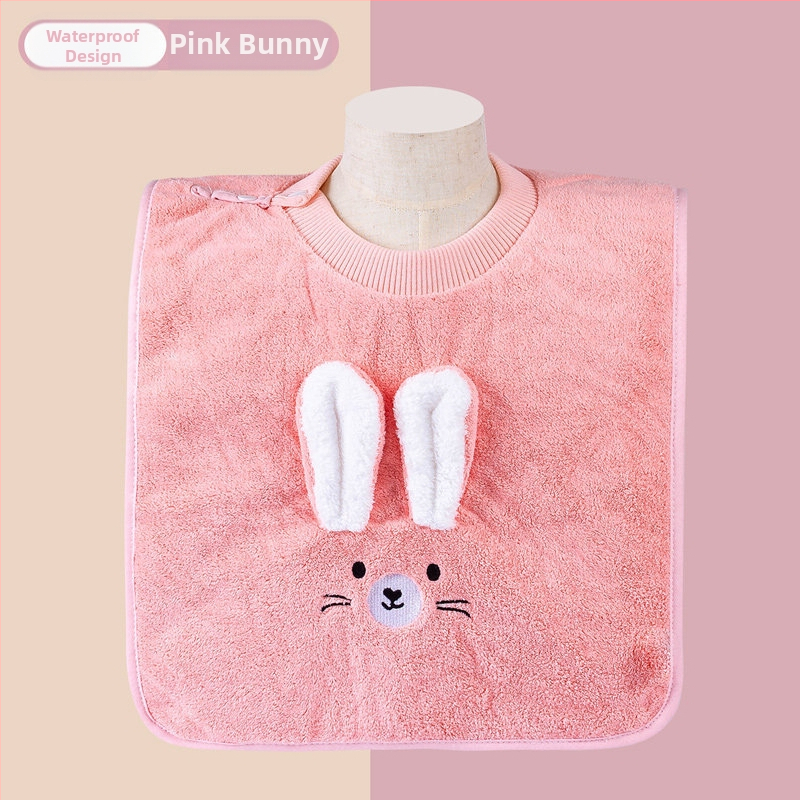 Бебешка кърпа за миене с Coral Velvet, карикатурен принт, бродирана, за бебета, 80–100 g