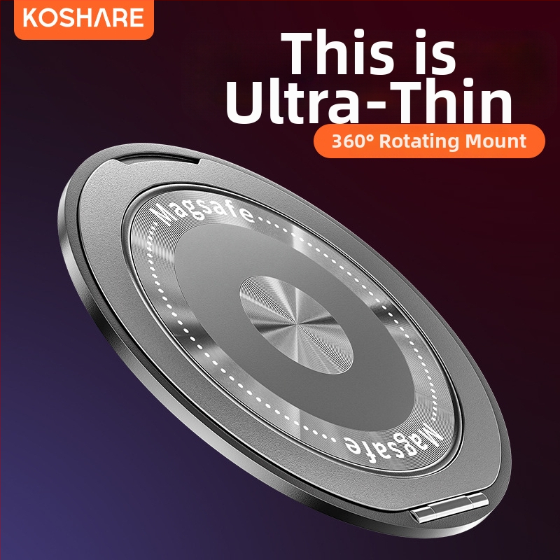 Сгъваема стойка за телефон с магнитно всмукване и адхезивно фиксиране, анти-трептене, метално-пластмасова конструкция, персонализируема, за кола, бюро и дом