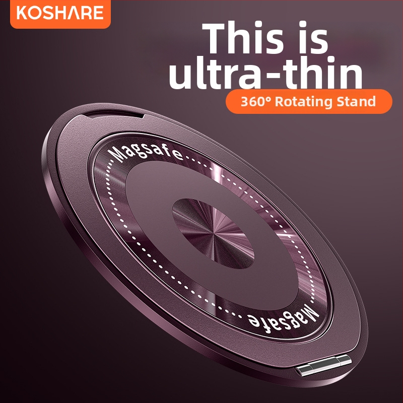 Сгъваема стойка за телефон с магнитно всмукване и адхезивно фиксиране, анти-трептене, метално-пластмасова конструкция, персонализируема, за кола, бюро и дом