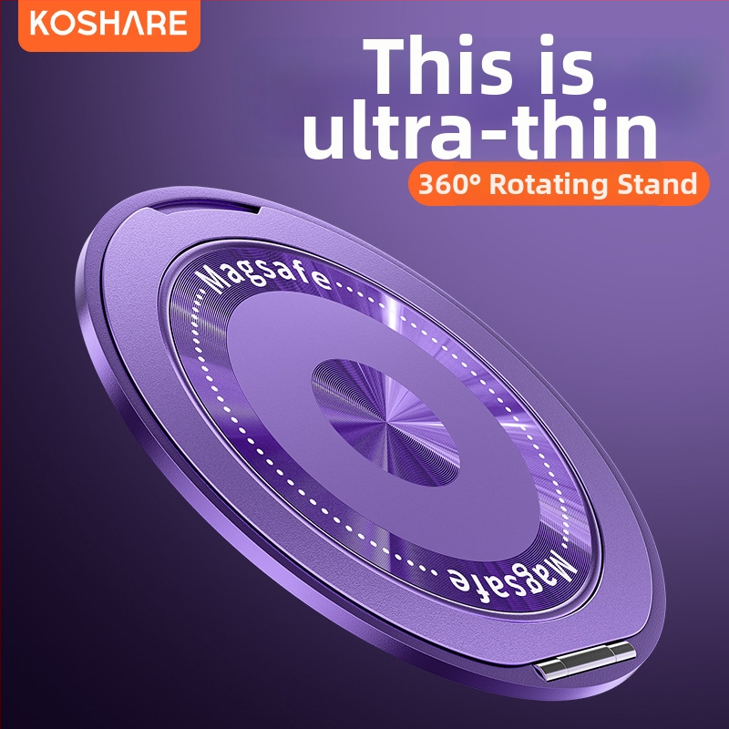 Сгъваема стойка за телефон с магнитно всмукване и адхезивно фиксиране, анти-трептене, метално-пластмасова конструкция, персонализируема, за кола, бюро и дом