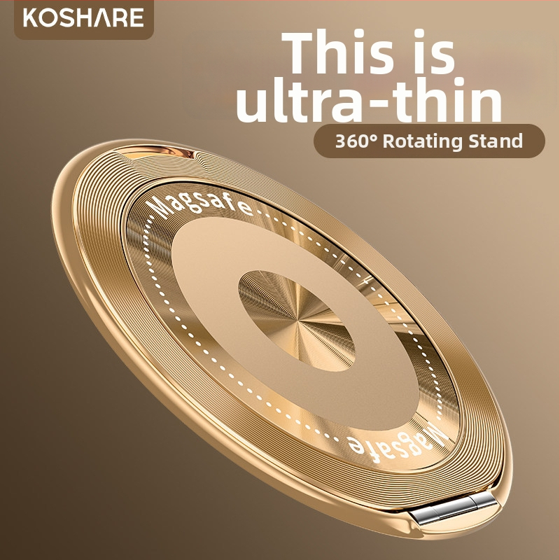 Сгъваема стойка за телефон с магнитно всмукване и адхезивно фиксиране, анти-трептене, метално-пластмасова конструкция, персонализируема, за кола, бюро и дом