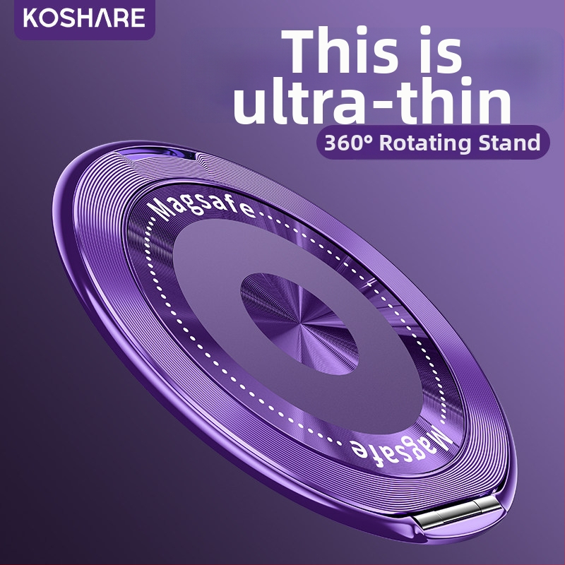 Сгъваема стойка за телефон с магнитно всмукване и адхезивно фиксиране, анти-трептене, метално-пластмасова конструкция, персонализируема, за кола, бюро и дом