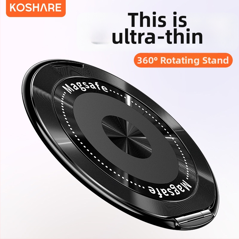 Сгъваема стойка за телефон с магнитно всмукване и адхезивно фиксиране, анти-трептене, метално-пластмасова конструкция, персонализируема, за кола, бюро и дом