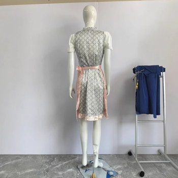 Rochie de menajeră pentru reprezentații pe scenă, imprimeu bere, material poliester, lansare toamnă 2023, pentru femei