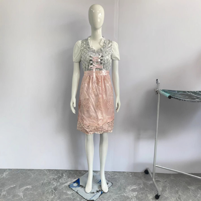Rochie de menajeră pentru reprezentații pe scenă, imprimeu bere, material poliester, lansare toamnă 2023, pentru femei