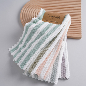 Бебешка кърпа за избърсване на ръце, коралов кадифе, 20 g, водопоглъщане 5–10 s, техника на изработка: Edge Crochet, възможност за бродиране на лого