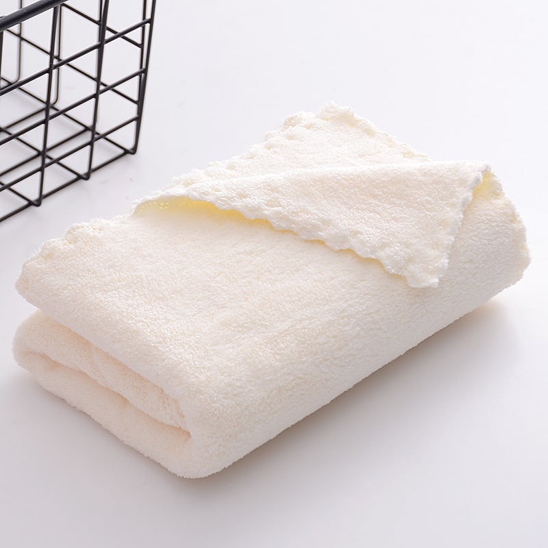 Бебешка кърпа за избърсване на ръце, коралов кадифе, 20 g, водопоглъщане 5–10 s, техника на изработка: Edge Crochet, възможност за бродиране на лого