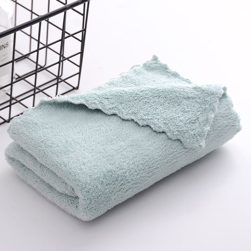 Бебешка кърпа за избърсване на ръце, коралов кадифе, 20 g, водопоглъщане 5–10 s, техника на изработка: Edge Crochet, възможност за бродиране на лого