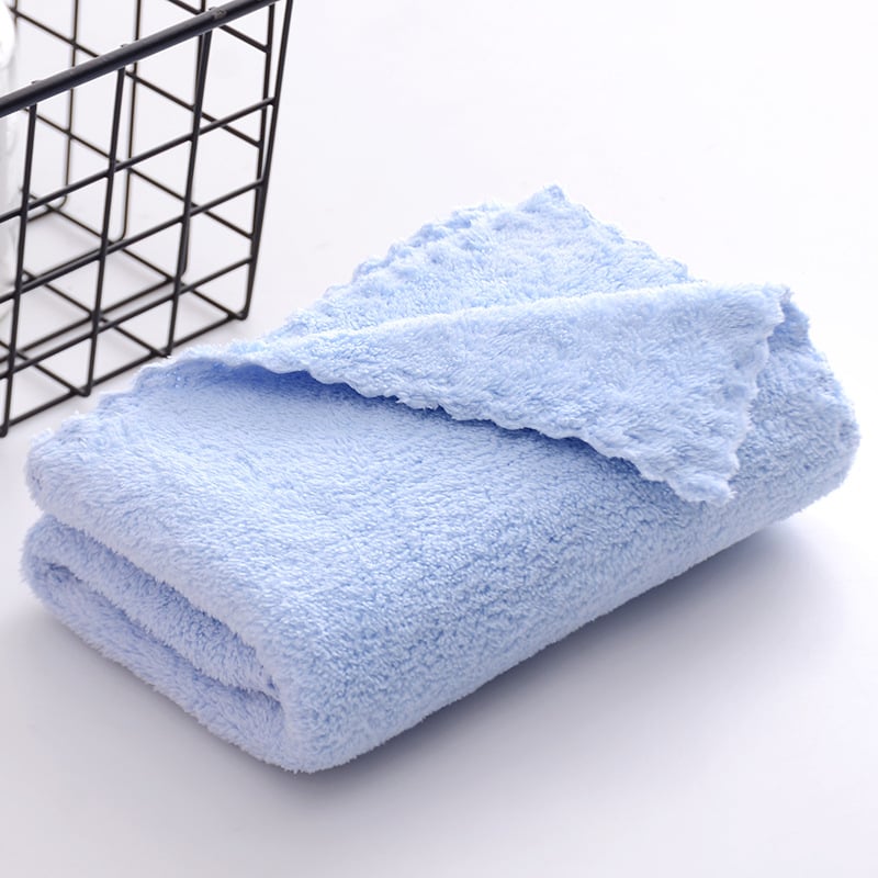 Бебешка кърпа за избърсване на ръце, коралов кадифе, 20 g, водопоглъщане 5–10 s, техника на изработка: Edge Crochet, възможност за бродиране на лого