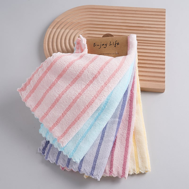 Бебешка кърпа за избърсване на ръце, коралов кадифе, 20 g, водопоглъщане 5–10 s, техника на изработка: Edge Crochet, възможност за бродиране на лого