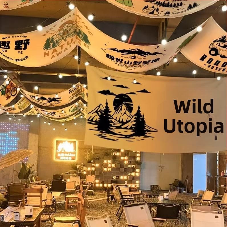 Nordic στυλ κουρτίνα-ταπισέρι οροφής για το σαλόνι – μήγμα λινού, ψηφιακή εκτύπωση θερμικού μεταφορέα, ορθογώνιο σχήμα, προσαρμόσιμο