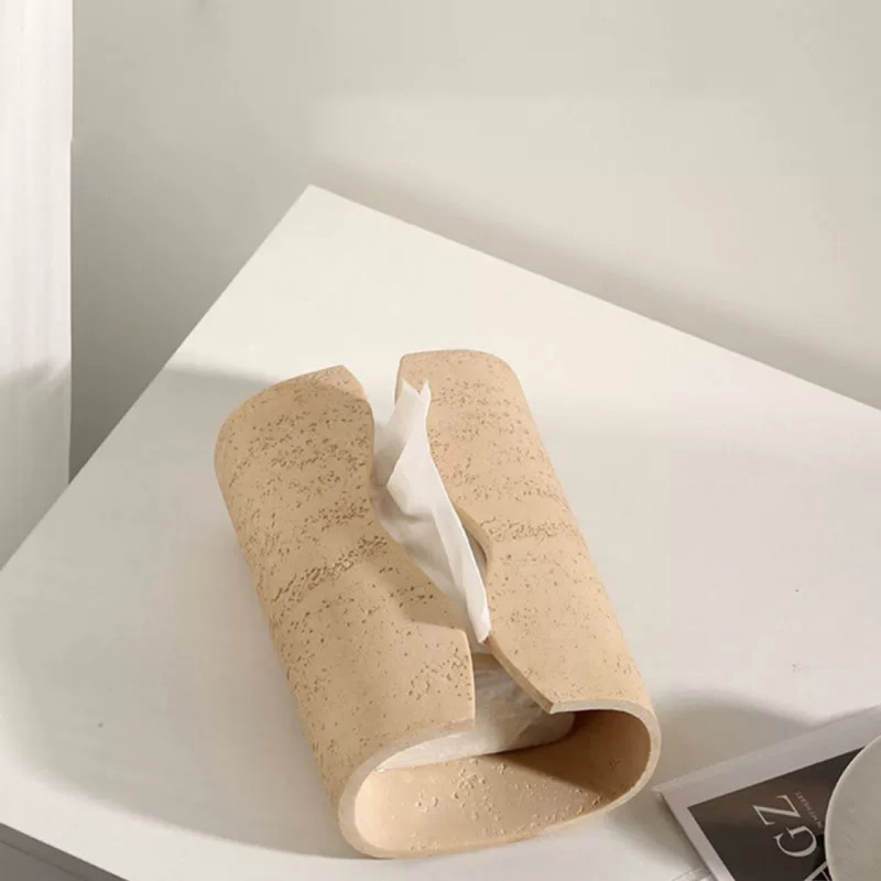 Kutija za maramice od smole za dnevni boravak, model NA1358, pogodna za papirnate maramice, vodootporna i višenamjenska