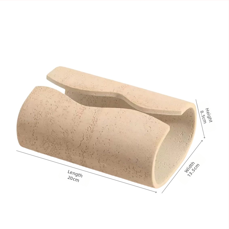 Kutija za maramice od smole za dnevni boravak, model NA1358, pogodna za papirnate maramice, vodootporna i višenamjenska