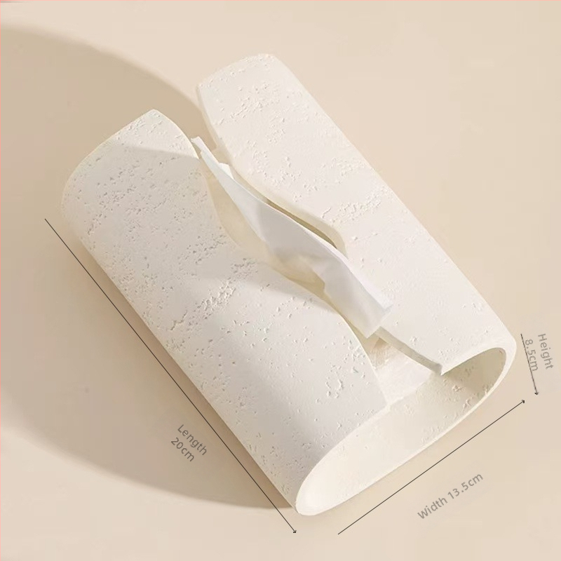 Kutija za maramice od smole za dnevni boravak, model NA1358, pogodna za papirnate maramice, vodootporna i višenamjenska