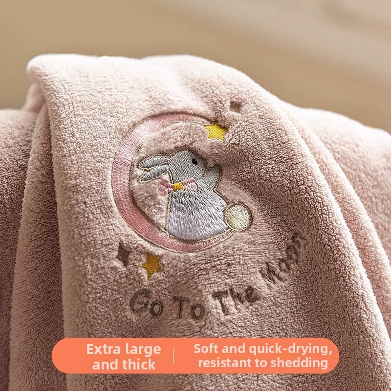 Носима кърпа за баня с обвивка - полиестерни влакна, 150D, абсорбираща, бързосъхнеща, за домашна употреба