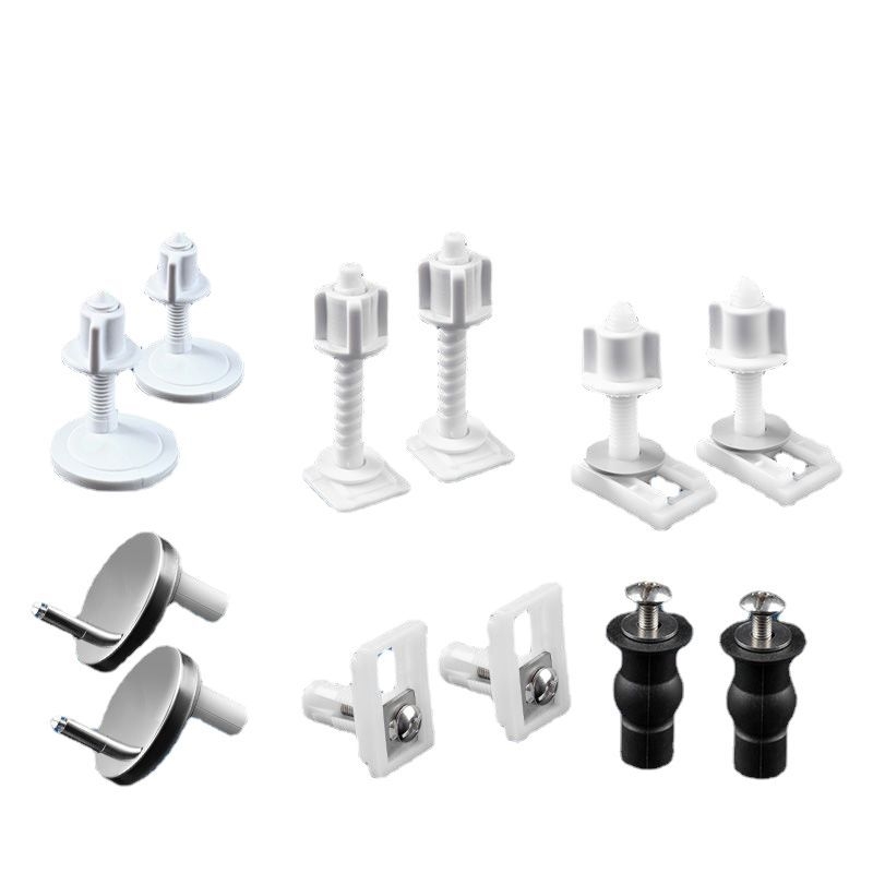 XQ Skrutky do krytu toalety | nerezová oceľ 304 | skrutka pre kryt toalety | ručná montáž | razenie