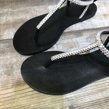 Ženske PU sandale s okruglim vrhom, srednje visine gornjeg dijela, gumena platforma, protuklizna potplat, debljina platforme 11 cm i više