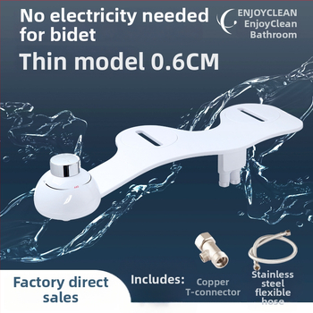 Inteligentné sedátko bidetu na WC, ABS materiál, funkcie: čistenie bokov, ženské umývanie, regulácia tlaku vody, rozstup otvorov 11–19 cm
