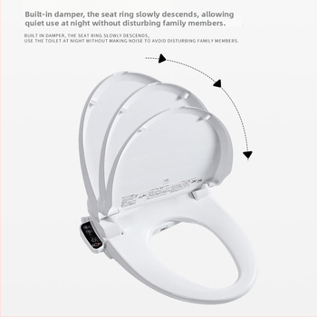 LB-302C Inteligentný kryt na toaletu s bidetom a automatickým sušením – PP materiál, okamžité zohrievanie vody, regulácia teploty vody, ohrievanie sedadla