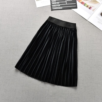 Детска пола презрамка в корейски стил, Chun yafang плат, памук, едноцветен модел