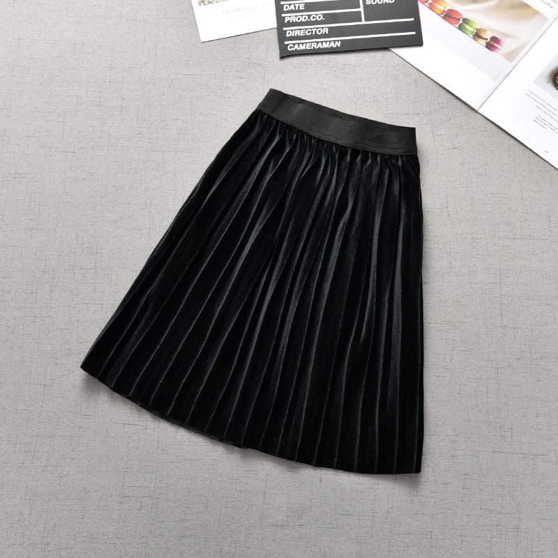 Детска пола презрамка в корейски стил, Chun yafang плат, памук, едноцветен модел