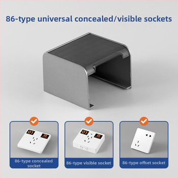 Skrutkový typ vodotesná krabička pre nesprávne zarovnanú zásuvku pre inteligentnú toaletu so ochranným krytom spínača na vypúšťanie vody