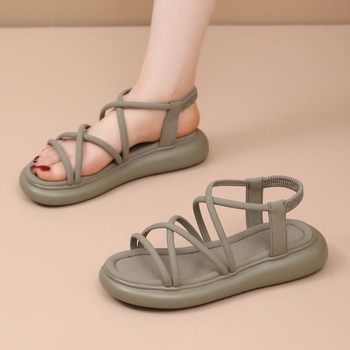 Rimske sandale – za odrasle, minimalistički stil, PU gornji dio, PU potplat, unutarnjost od mikrovlakana