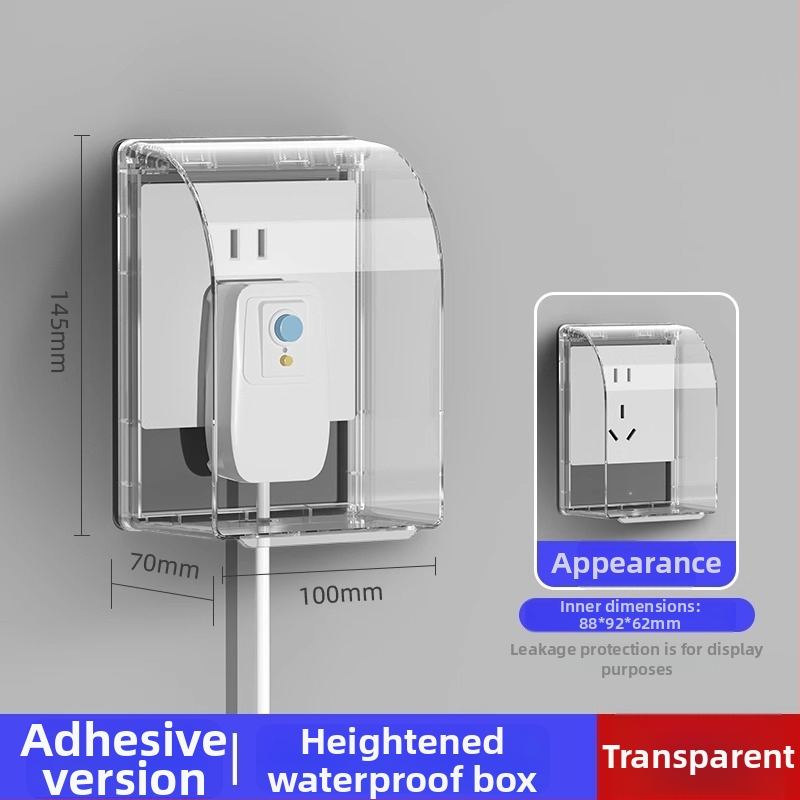 86-typ odnímateľný vodotesný kryt pre kúpeľňovú zásuvku a vypínač bojleru