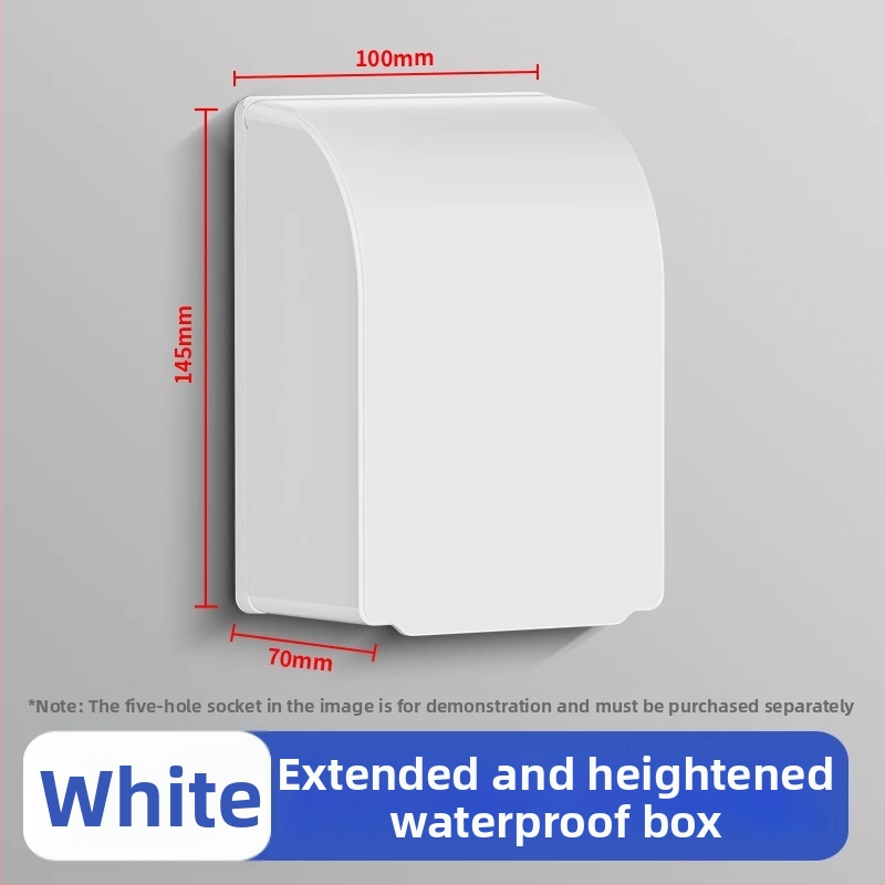 86-typ odnímateľný vodotesný kryt pre kúpeľňovú zásuvku a vypínač bojleru