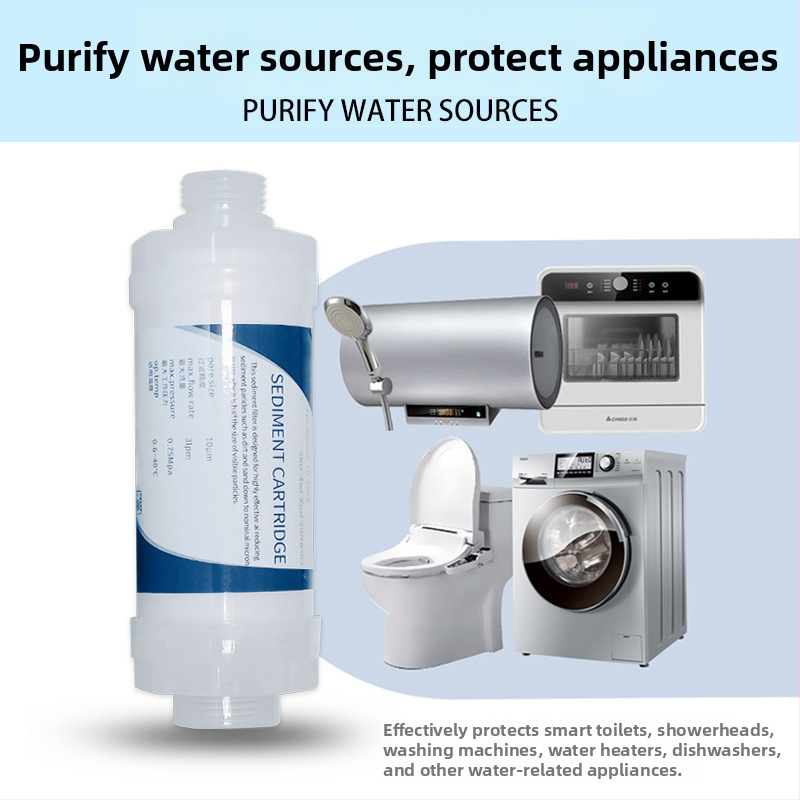 Предфилтър за водонагревател – универсална душ глава и умна капачка за тоалетна (Тип: филтър елемент за пречистване на вода; Модел: предфилтър за водонагревател; Материал: PP памук; Функция: предфилтър; Ефикасност: премахва ръжда и седименти)