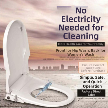 Inteligentný kryt na toaletu s bidetom a okamžitým ohrevom, polypropylén, CE certifikovaný, 3C certifikovaný