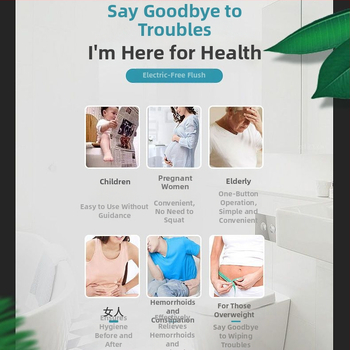 Inteligentný kryt na toaletu s bidetom a okamžitým ohrevom, polypropylén, CE certifikovaný, 3C certifikovaný