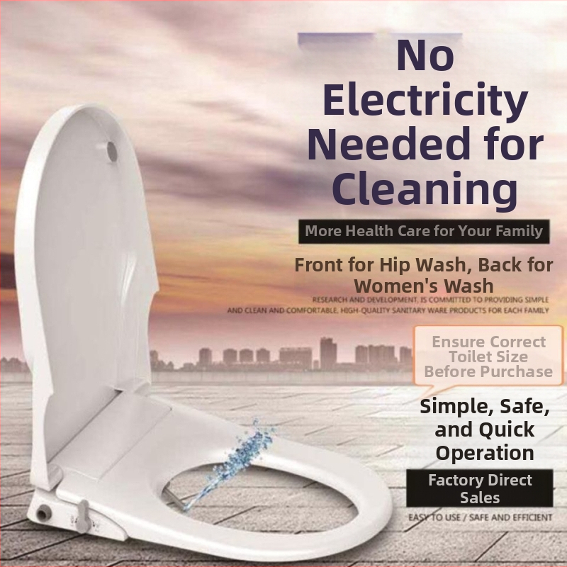 Inteligentný kryt na toaletu s bidetom a okamžitým ohrevom, polypropylén, CE certifikovaný, 3C certifikovaný