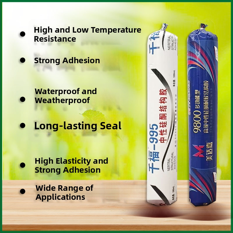 Ουδέτερο σιλικόνο γυαλί κόλλα – δομικό κόλλα, τύπος διαχωρισμού, CE πιστοποίηση, παράδοση και εγκατάσταση περιλαμβάνονται, αμερικανικό στυλ