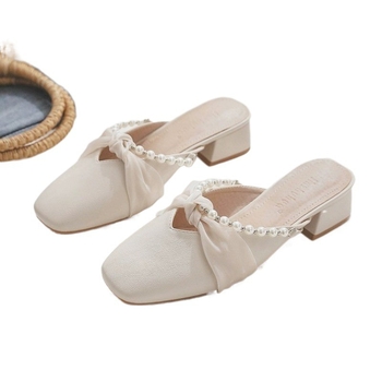 Sandale din satin în stil zână, toc mediu, talpă din cauciuc antiderapantă, model craniu, grosime talpă 0–3 cm