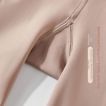 Nylon tajice s Butt-Lifting, debele, jednostrani gusset, stopalo s remenom