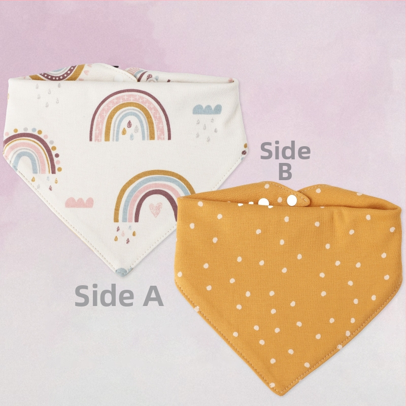 Βρεφικό τριγωνικό σαλιάκι με σχέδιο κινουμένων σχεδίων, 100% βαμβάκι, αδιάβροχο, για νεογέννητα 0–1 έτους