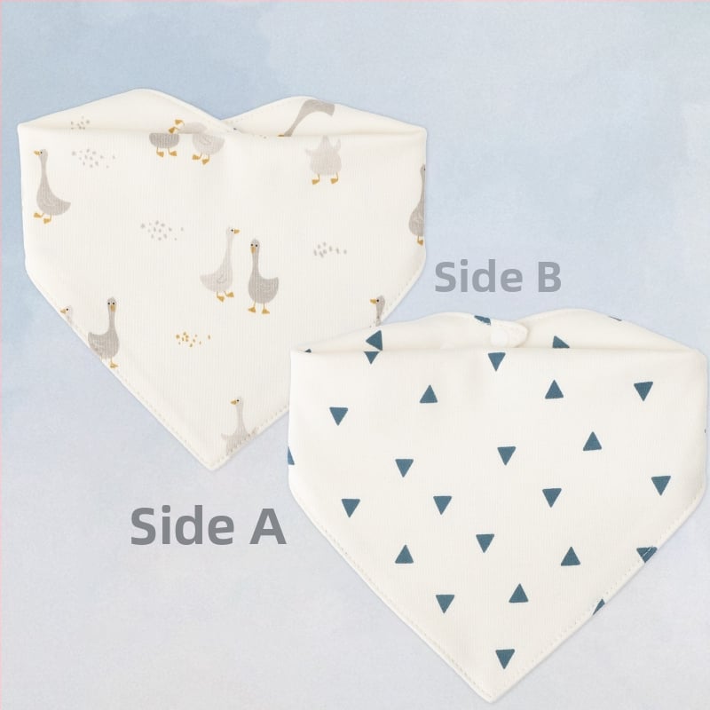 Βρεφικό τριγωνικό σαλιάκι με σχέδιο κινουμένων σχεδίων, 100% βαμβάκι, αδιάβροχο, για νεογέννητα 0–1 έτους