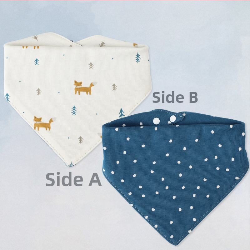 Βρεφικό τριγωνικό σαλιάκι με σχέδιο κινουμένων σχεδίων, 100% βαμβάκι, αδιάβροχο, για νεογέννητα 0–1 έτους