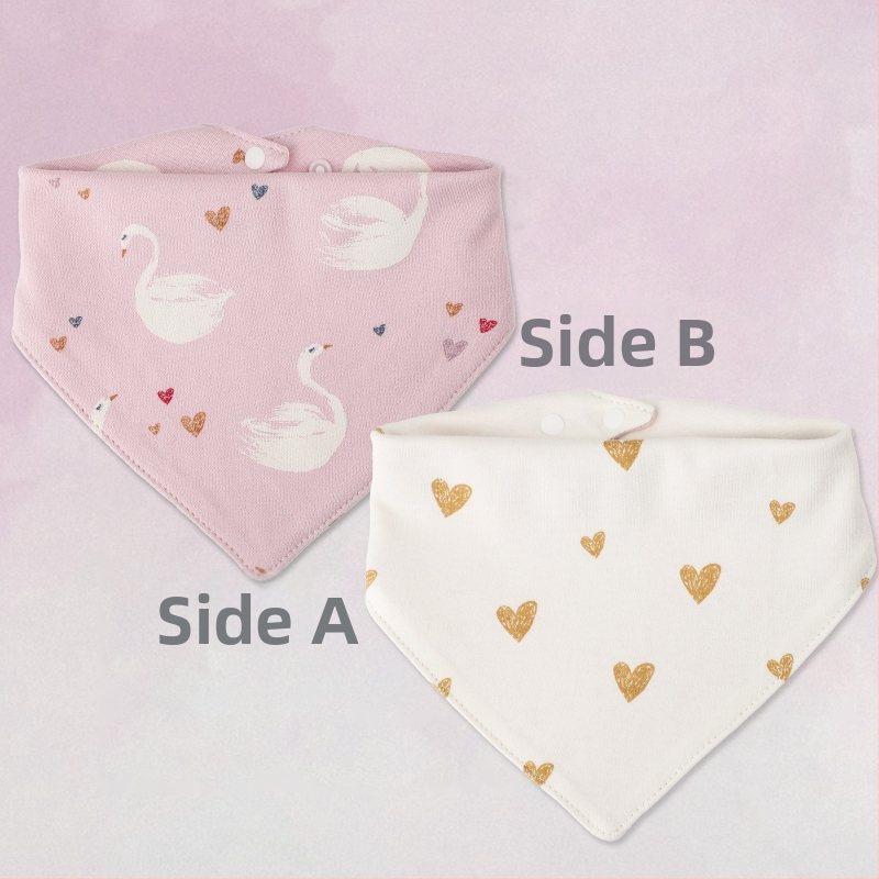 Βρεφικό τριγωνικό σαλιάκι με σχέδιο κινουμένων σχεδίων, 100% βαμβάκι, αδιάβροχο, για νεογέννητα 0–1 έτους